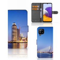 Samsung Galaxy A22 4G | M22 Flip Cover Rotterdam - thumbnail