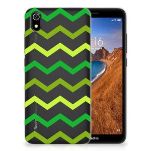 Xiaomi Redmi 7A TPU bumper Zigzag Groen