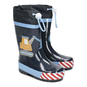 Playshoes regenlaarzen Marine Bouwwagens Maat