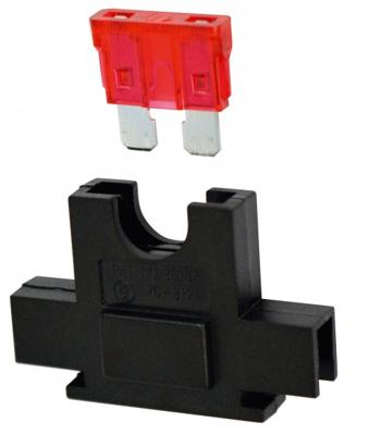 Carpoint zekeringhouder in line mini zwart