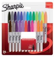 Viltstift Sharpie rond 0.9mm blister ÃƒÆ' 24 stuks assorti