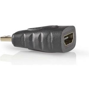 Nedis CVBW34907AT tussenstuk voor kabels HDMI micro Male HDMI Female Antraciet