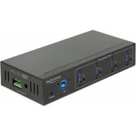 Delock 63309 Externe Industrie Hub 4 x USB 3.0 Type-A met 15 kV ESD-bescherming