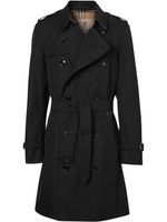 Burberry trench Chelsea Heritage mi-long - Noir