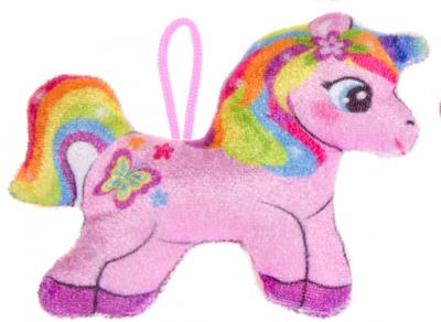 LG Imports knuffeleenhoorn regenboog roze 12 cm LG Imports knuffeleenhoorn regenboog roze 12 cm