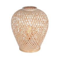 Anne Light & home Tafellamp Maze H 30 cm Bamboe beige - thumbnail