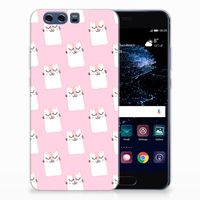 Huawei P10 Plus TPU Hoesje Sleeping Cats - thumbnail