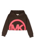 Michael Kors Kids hoodie à logo imprimé - Marron - thumbnail