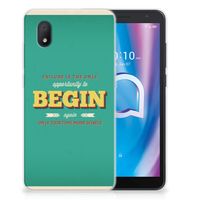 Alcatel 1B (2020) Siliconen hoesje met naam Quote Begin - thumbnail