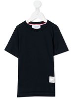 Thom Browne Kids t-shirt en coton à manches courtes - Bleu