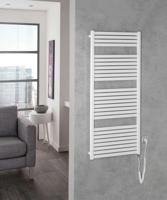 SCHADEMODEL: Sapho Tondi elektrische radiator wit 60x133cm 600W