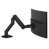 Ergotron HX Arm Desk Mount Monitor-tafelbeugel 1-voudig 38,1 cm (15) - 124,5 cm (49) Zwart Draaibaar, In hoogte verstelbaar, Kantelbaar, Zwenkbaar