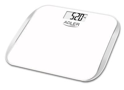 Adler AD 8164 weegschaal Vierkant Zilver, Wit Elektronische postweegschaal
