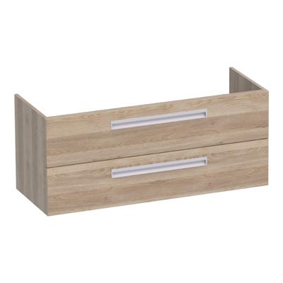 Sanituba IQ onderkast voor dubbele wastafel 120cm legno calore Sanituba IQ onderkast voor dubbele wastafel 120cm legno calore