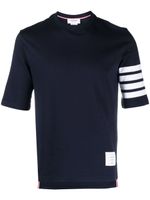 Thom Browne t-shirt à détail 4 bandes signature - Bleu - thumbnail