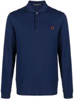 Fred Perry polo en piqué Tennis à logo brodé - Bleu