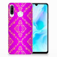 Siliconen Hoesje Huawei P30 Lite Barok Roze - thumbnail