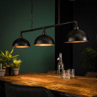 Industriële Hanglamp Barrett 3-lamps - Zwart (44) - thumbnail