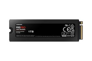 Samsung 990 PRO 1 TB NVMe/PCIe M.2 SSD 2280 harde schijf PCIe NVMe 4.0 x4 Retail MZ-V9P1T0CW