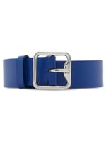 Burberry ceinture à boucle logo - Bleu