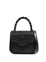 Versace sac porté épaule orné de cristaux à plaque Medusa - Noir - thumbnail