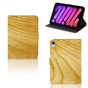 iPad Mini 6 (2021) Tablet Book Cover Licht Hout