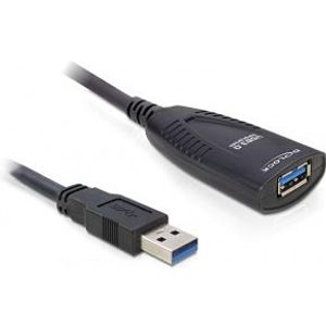 Delock 83089 Kabel USB 3.0 Verlengstuk, actief 5 m