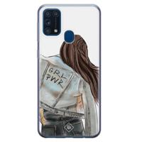 Samsung Galaxy M31 siliconen hoesje - GRL PWR