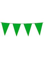 Boland - Wimpelketting, lengte 10 meter, vlaggenketting, plastic slinger, hangende decoratie, carnaval, themafeest, verjaardag, kleuterschool, disco