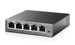 TP-Link TL-SG105E Managed L2 Gigabit Ethernet (10/100/1000) Zwart