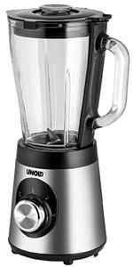 Unold Edel 1,5 l Blender voor op aanrecht 500 W Zwart, Roestvrijstaal, Transparant