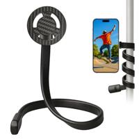 MOJOGEAR Flexibele arm met magneethouder voor smartphone - buigzame statiefarm met 1/4 inch schroefdraad voor iPhone 15 14 13 12 & Mag Safe hoezen - telefoonhouder voor creatieve opnames