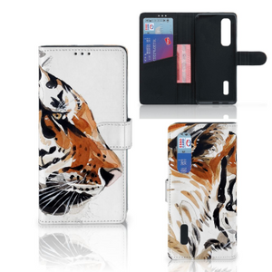 Hoesje OPPO Find X2 Pro Watercolor Tiger