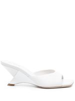 Vic Matie mules en cuir 75 mm - Blanc - thumbnail