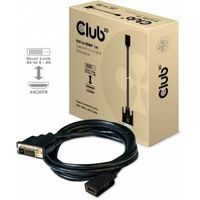 CLUB3D DVI to HDMI 1.4 Cable M/F 2 meter Bidirectional - thumbnail