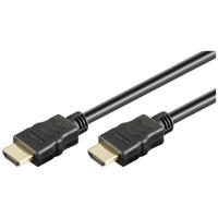 Goobay 38523 HDMI-kabel HDMI Aansluitkabel HDMI-A-stekker, HDMI-A-stekker 20.00 m Zwart 4K UHD, Verguld, eARC - thumbnail