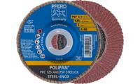 PFERD 67744125 PFC 125 A 40 PSF STEELOX Lamellenschijf Diameter 125 mm Boordiameter 22.23 mm RVS, Staal 10 stuk(s)