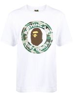 A BATHING APE® t-shirt à logo imprimé - Blanc