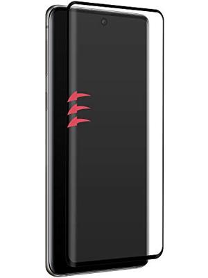 Black Rock - 3D-displaybescherming 0,3 mm 9H voor Samsung Galaxy S20 I veiligheidsglas, beschermfolie, displaybescherming, pantserglas (transparant met zwart frame)