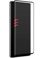 Black Rock - 3D-displaybescherming 0,3 mm 9H voor Samsung Galaxy S20 I veiligheidsglas, beschermfolie, displaybescherming, pantserglas (transparant met zwart frame)