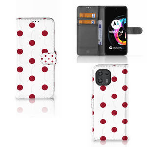 Motorola Edge 20 Lite Book Cover Cherries