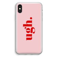 Ugh: iPhone X Transparant Hoesje