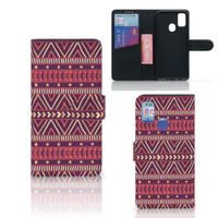 Samsung Galaxy M21 | M30s Telefoon Hoesje Aztec Paars