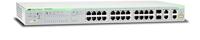 AT-FS750/28PS-50 Switch Layer 2 Fast Ethernet WebSmart - 24 x 10/100TX PoE+ | 2 x Combo Copper/SFP - 193W PoE budget - Internal PSU