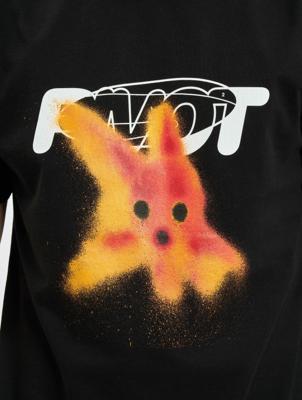 Off-White / t-shirt Pivot Fish in zwart