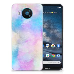 Hoesje maken Nokia 8.3 Watercolor Light