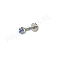 Labret 1.2 mm licht blauw