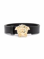 Versace Kids ceinture La Medusa en cuir - Noir