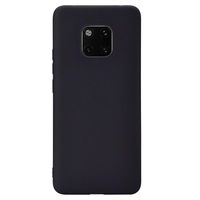 Anti-Vingerafdruk Mat Huawei Mate 20 Pro TPU Hoesje - Zwart