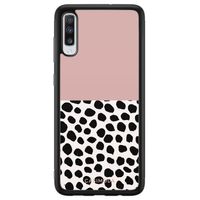 Samsung Galaxy A70 hoesje - Pink dots